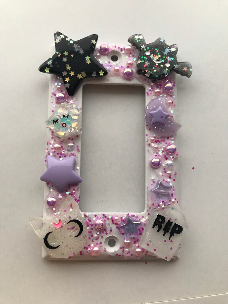 Pastel Goth/creepy Cute/ouija Kawaii Light Switch Cover Etsy