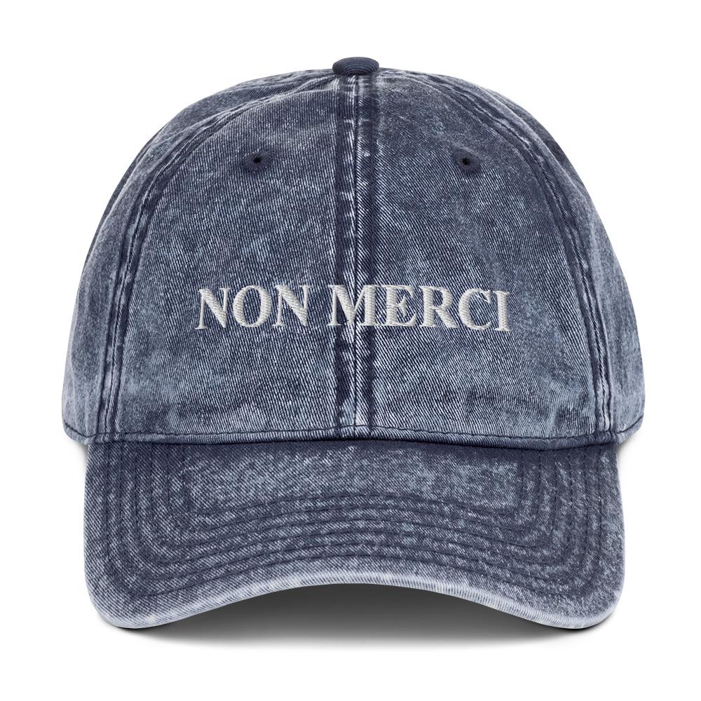 Non Merci | Vintage Cotton Twill Cap, Dad Cap, Old Washed Cap - Etsy