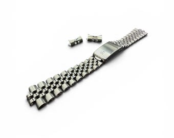 13 mm 17 mm Tudor Datejust Oyster Date Bracciale con cinturino Jubilee in acciaio argentato Cinturino per orologio da donna