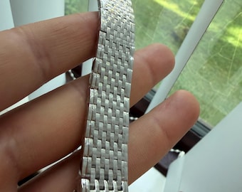 Per cinturino da orologio Longines con perline di riso da 18 mm