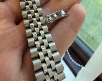 Cinturino di ricambio per orologio con bracciale Jubilee, con data, solo giorno, data 13-20 mm