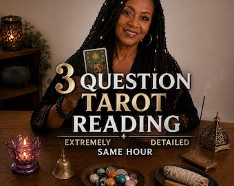 Lectura de Tarot de 3 Preguntas / Percepción Psíquica, Lectura en la misma hora