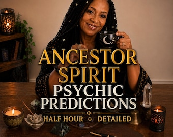 Lectura de espíritus ancestrales / Médium a la misma hora, guía espiritual