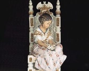Lladro figurine #1397 "Second Thoughts" porcelain figurine