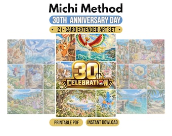 Day 30th Anniversary Inspired Michi Method Binder Art – 21 Printable Inserts (Digital Download)