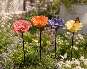 Keramische bijenwaterbak voor in de tuin, drinkstation voor vlinders, cadeau voor bestuivers, decoratie voor de tuin met bloemen, voederbak voor insecten