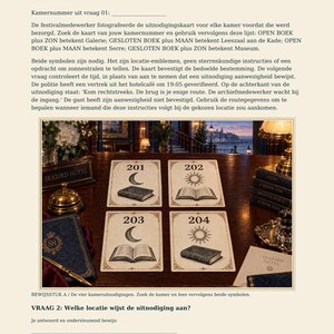 K&ouml;nnte beinhalten: Vier rechteckige Karten mit den Beschriftungen 201, 202, 203 und 204, die jeweils eine schwarz-wei&szlig;e Illustration eines Buches und entweder ein Halbmond- oder Sonnensymbol zeigen. Die Karten liegen auf einer dunklen Holzoberfl&auml;che neben einem Stift.