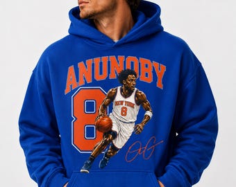 Gráfico PNG de baloncesto de OG Anunoby, New York Sports Design (Descarga digital)