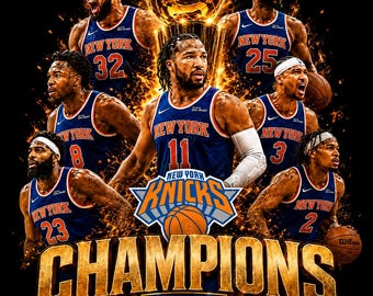 Knicks Champions PNG SVG, New York Basketball Fan Shirt Design, sublimatiebestand direct downloaden