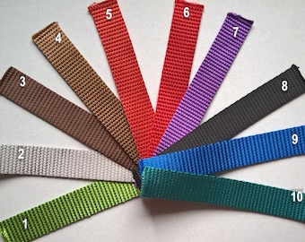 best webbing for dog collar and leash high quality supersoft glossy  30mm 1 1/8"