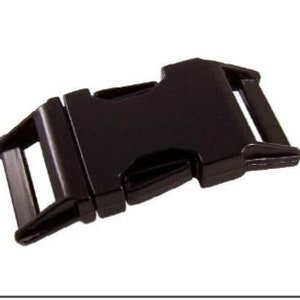 metal black 20 mm 3/4" side release buckle, dog collar buckle