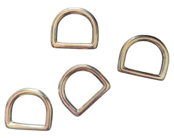 Messing D-Ring,  20mm, Metallring für Hundehalsband