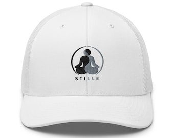 Casquette trucker blanche