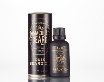 Óleo para barba DUSK | Sândalo e baunilha | The Immaculate Beard
