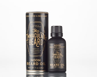 Noon Beard Oil | Cedar Wood Bergamot | Immaculate Beard