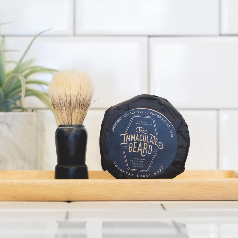 SashasHandPoured Beard Shaving Set