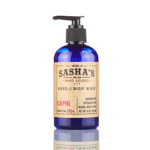 Sasha&#39;s Hand Poured Capri Lotion | Fruity lotion