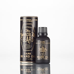 Tobacco Caramel Beard Oil: DARK Scent, Natural Plant Oils