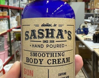 Sun bum smoothing body cream