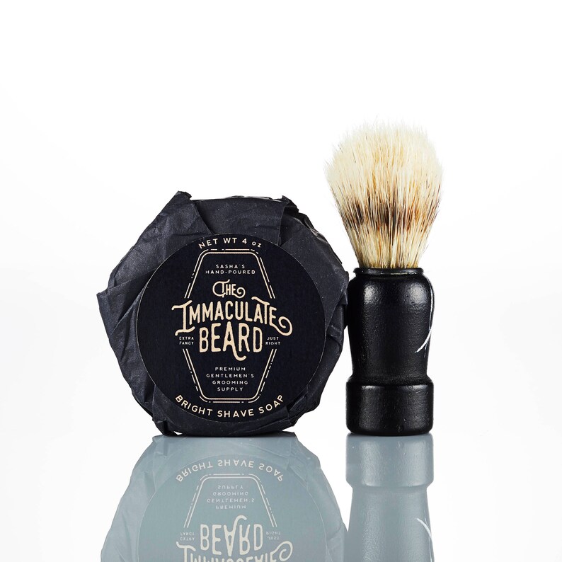 SashasHandPoured Beard Shaving Set - Thumbnail 2