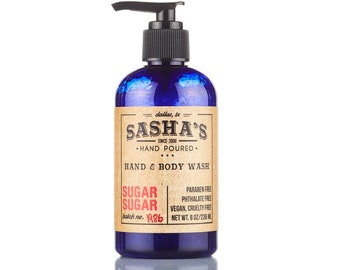 Sabonete líquido para mãos e corpo da Sasha