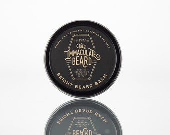 Immaculate Beard Balm BRIGHT | Herbal Mint | Clean Scented Beard Balm