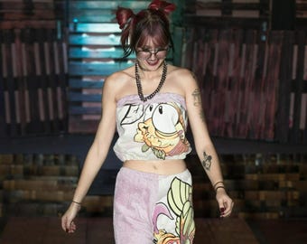 Upcycled Towel Fish Frenzy Streetwear Set