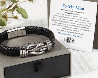 Bracelet en cuir personnalisé, bracelet prénom homme gravé, bracelet personnalisé pour homme, cadeau personnalisé pour lui, cadeau fête des pères, cadeau homme