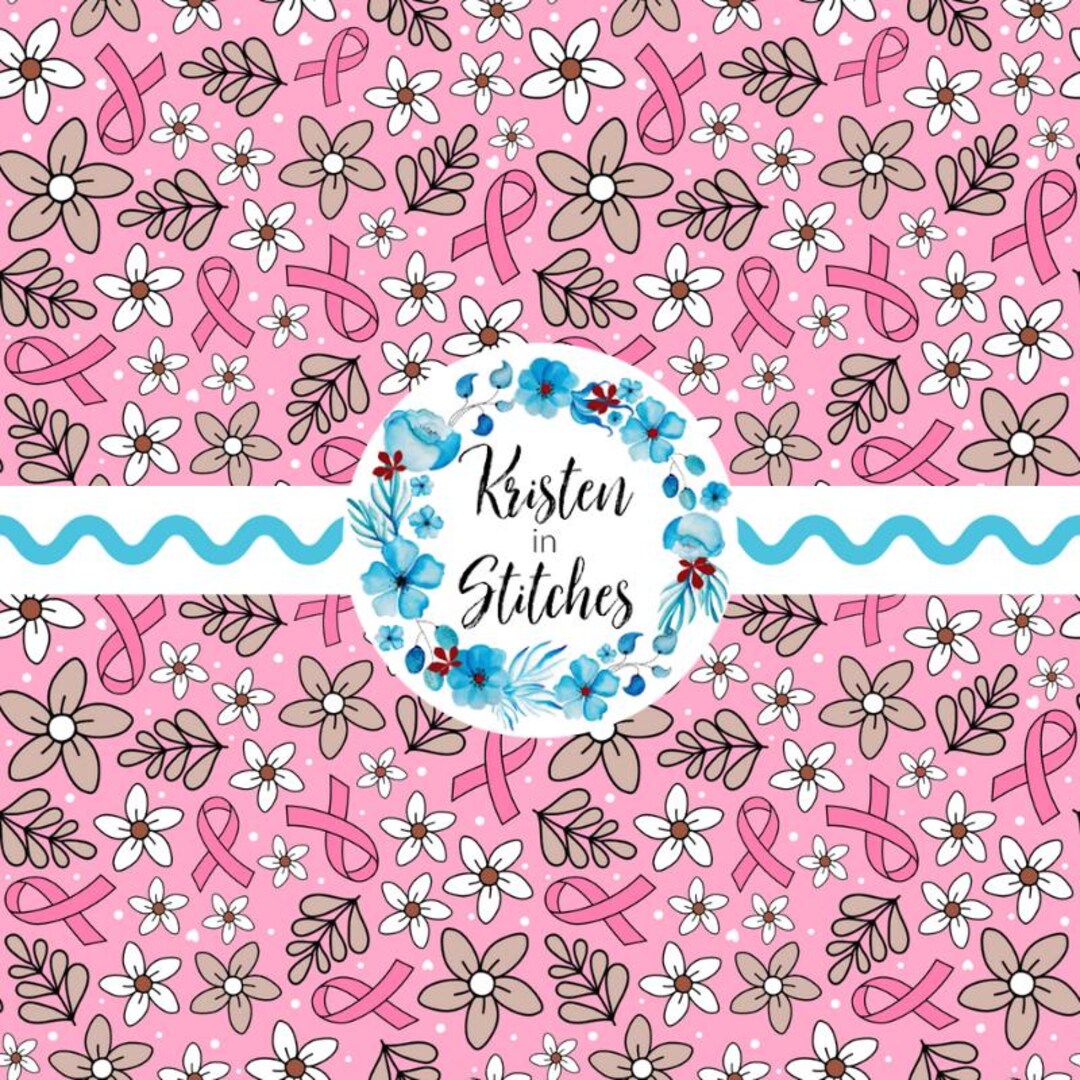 Pink Awareness Ribbons Seamless Pattern, Breast Cancer Support Survivor ...