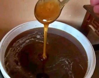 Miele marocchino di Daghmous, miele di euforbia biologico grezzo al 100%, miele marocchino naturale - عسل الدغموس الحر المغربي**
