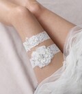 Ivory Lace Garter Set, Wedding Garter Set, Bridal Garter Set, Wedding Garter Belt, Bride Lace Garters product logo