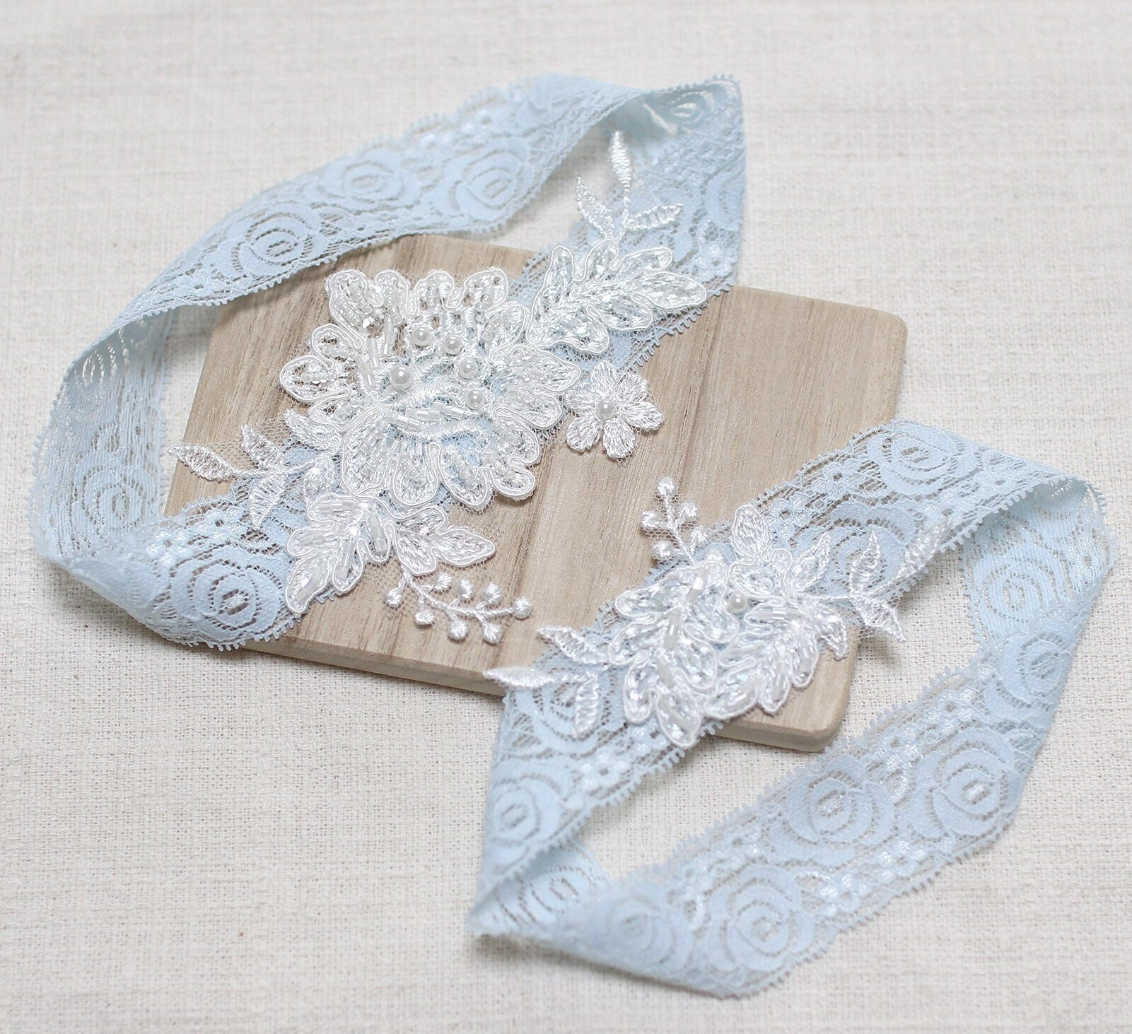 beaded garter belt Oxana beaded statement garter set main image 0