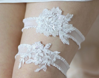 Sequin garter set, bridal garter set, wedding garter set, wedding garters, bridal garter belt