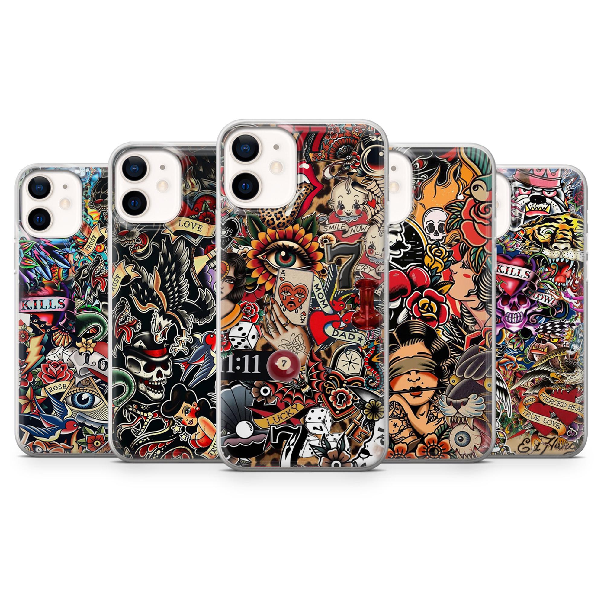 Tattoo phone case - Etsy 日本