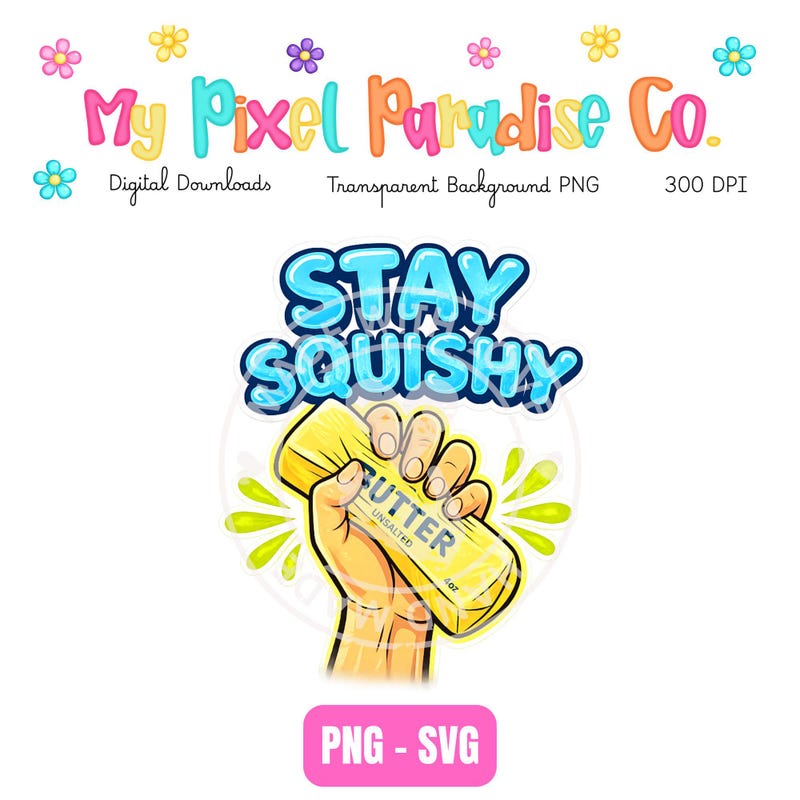 Butter squishy template - Etsy España