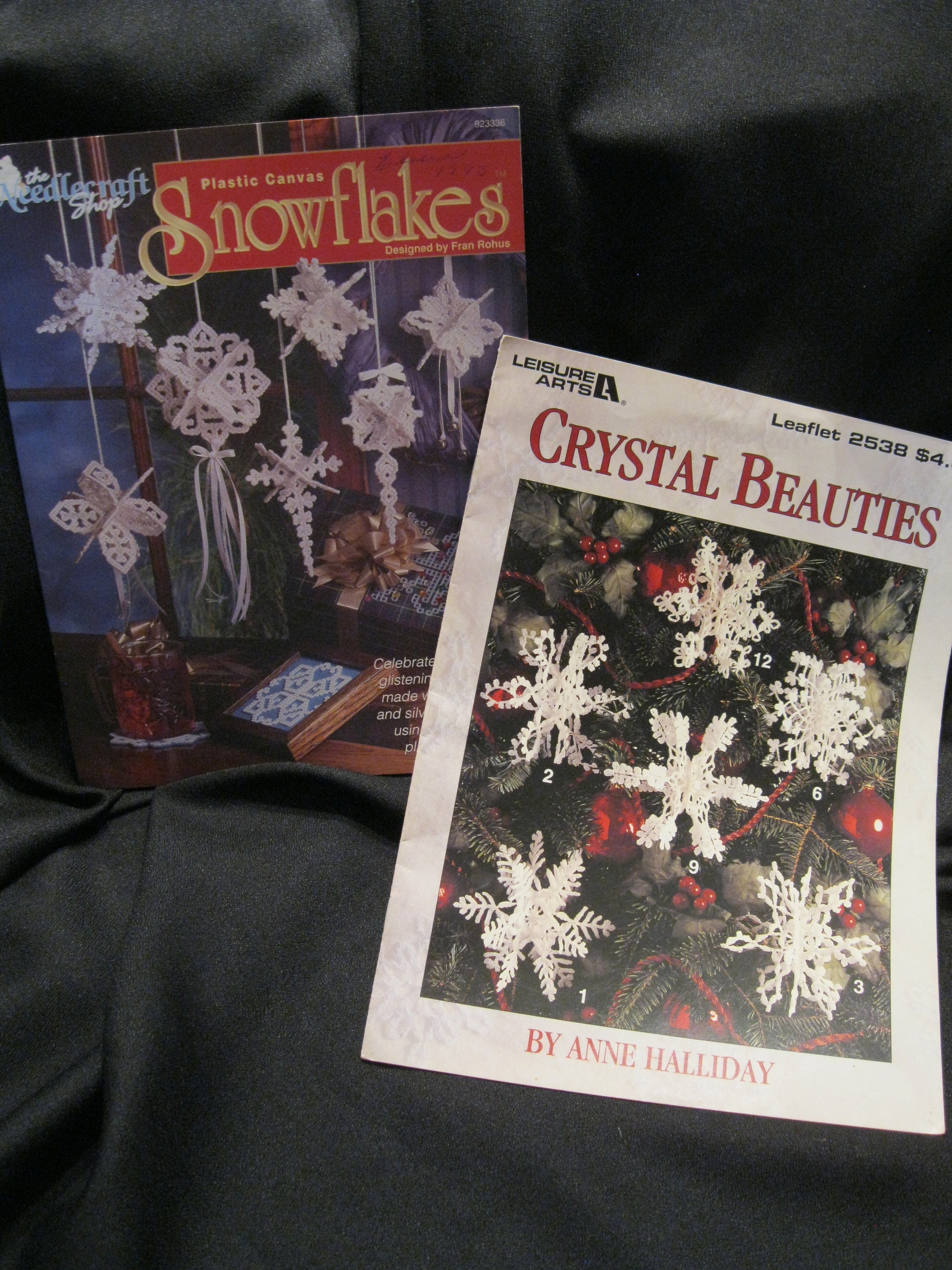 Snowflake Pattern Books Crochet 14 Designs With Crystal Etsy