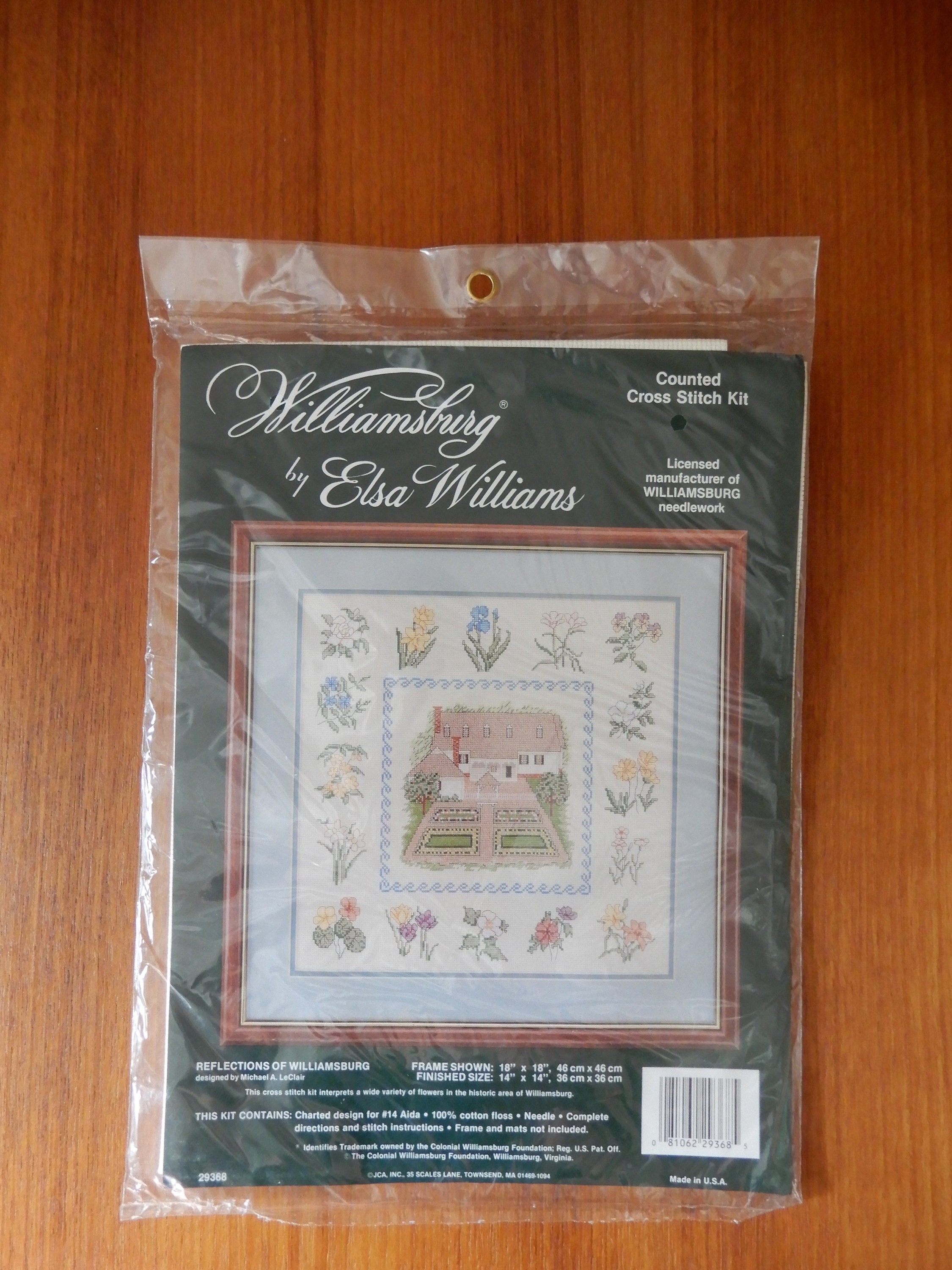 Colonial Williamsburg Christmas Ornaments Counted Cross Stitch Kit