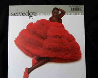 Selvedge, Issue 103, Nov/Dec 2021 Showstopper, focuses on embellishment, dressing up, hemlines, 96 pgs, London publication, good condition