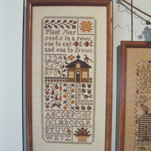 Prairie Schooler, Band Samplers, Book #40, 1993, Three Sampler Designs ...