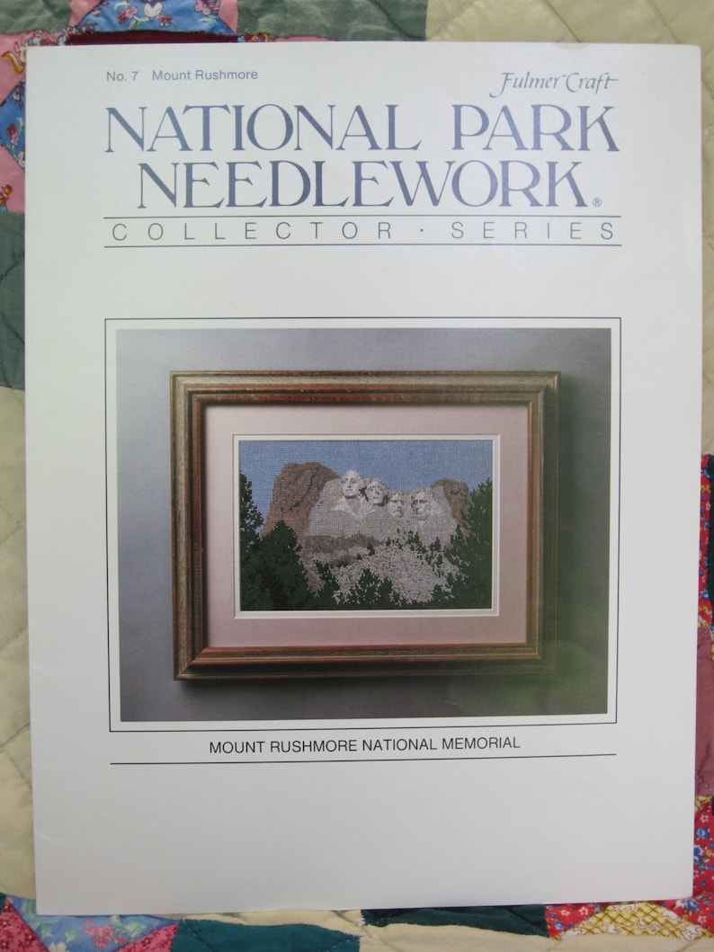 Mount Rushmore counted cross stitch pattern National Park ...