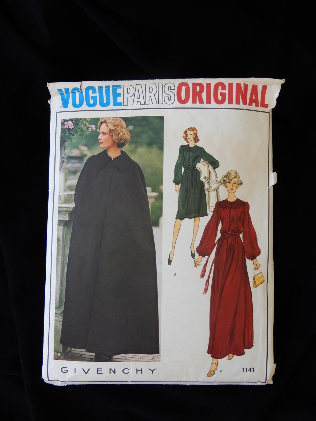 Size 12, Givenchy, Vogue Paris Original 1141, Unlined
