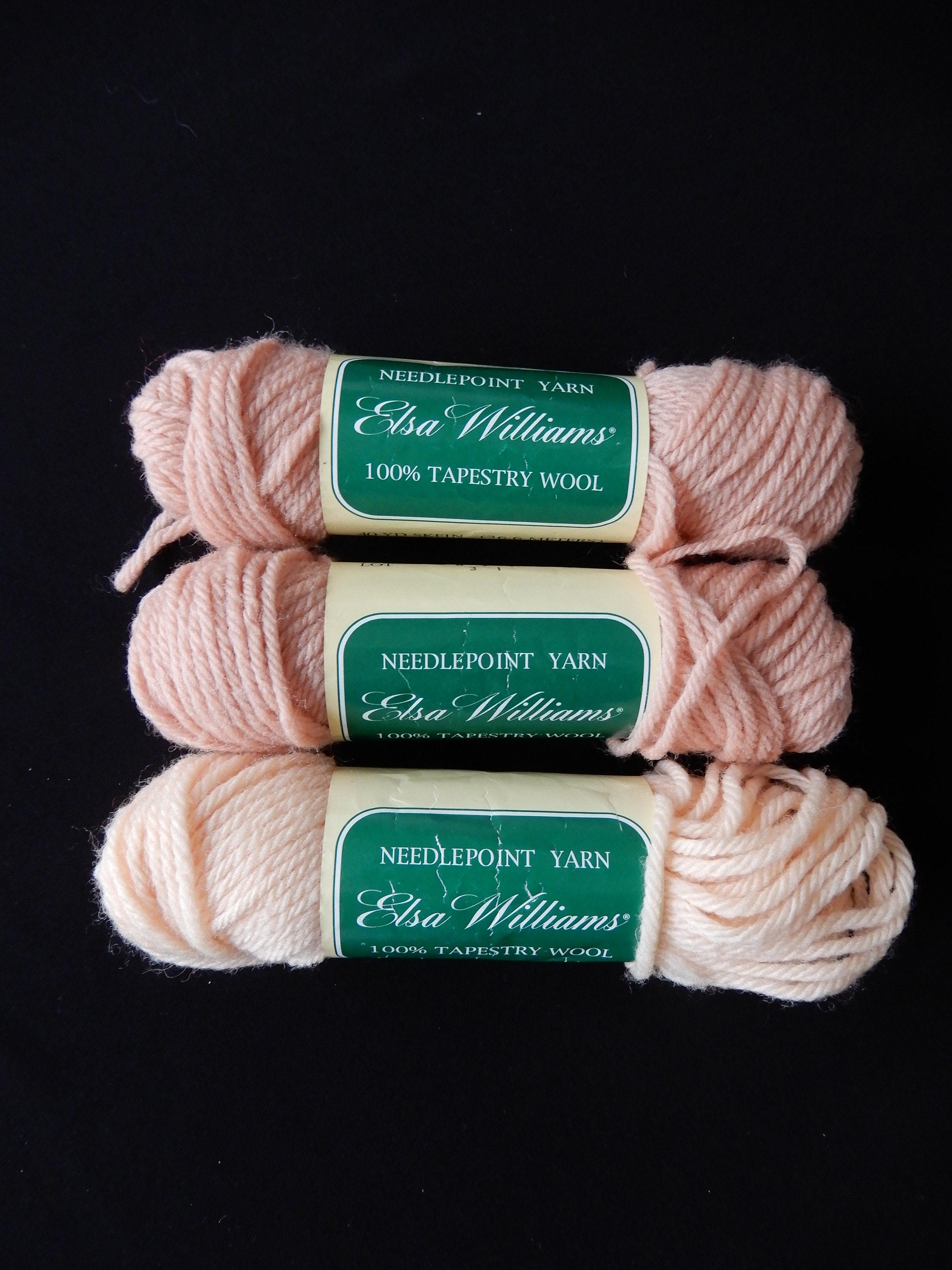 Elsa Williams Needlepoint Yarn 100 Pure Wool .6 Ounce Skeins