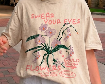 Camiseta de Niall con flores, ideal para cenas, merchandising de Niall y regalos para fans.