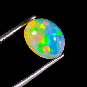 Wunderschöner, hochwertiger, natürlicher, ovaler Cabochon-Edelstein in Top-Qualität zur Schmuckherstellung, 2,25 ct, 10 x 8 x 5 mm, L-772