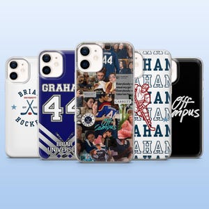 Off Campus Phone Case Garrett Graham Hockey Cover for iPhone 17, 16, 15, 14, 13, 12, Samsung S25, S24, S23, S22,A16,A26,Pixel 10,9A