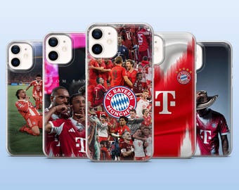 FC Bayern München Hoesje Voetbal Hoesje voor iPhone 17, 16, 15, 14, 13, 12, Samsung S25, S24, S23, S22, A16, A26, Pixel 10,9A