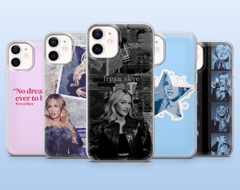 Freya Skye telefoonhoesje Singer Esthetic Cover voor iPhone 17, 16, 15, 14, 13, 12, Samsung S25, S24, S23, S22, A16, A26, Pixel 10,9A