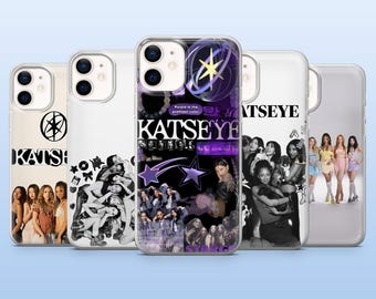 Katseye-telefoonhoesje K-Pop Korean Pop Cover voor iPhone 17, 16, 15, 14, 13, 12, Samsung S25, S24, S23, S22, A16, A26, Pixel 10,9A