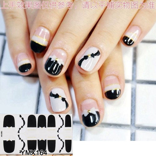 1pc Nail Art Full-cover Sticker Sheet 14tips Nail Art Wrap - Etsy