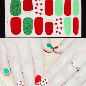 1pc Nail Art Full-Cover Sticker Sheet 14tips Nail Art Wrap Nail art sticker with mini file  ZL483-492